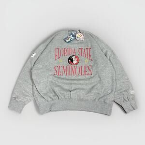 VTG Florida State Seminoles Pullover SPELLOUT Crewneck Sweatshirt XL FSU 90S NWT